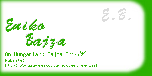 eniko bajza business card